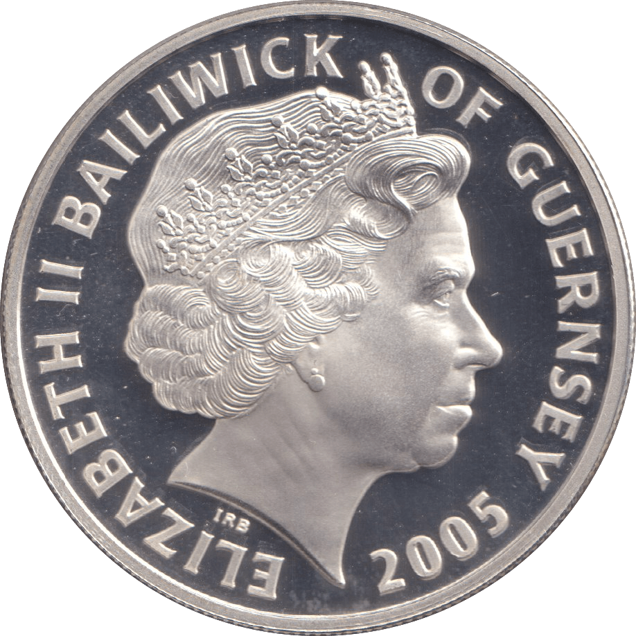 2005 PROOF SILVER FIVE POUNDS - JOHN JELLICOE - Silver Proof - Cambridgeshire Coins