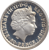 2005 SILVER 1/4 OZ BRITANNIA 50 PENCE - SILVER WORLD COINS - Cambridgeshire Coins