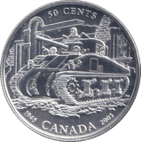 2005 SILVER 50 CENTS CANADA - SILVER WORLD COINS - Cambridgeshire Coins