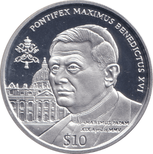 2005 SILVER PROOF 10 DOLLAR REPUBLIC OF SIERRA LEONE - SILVER WORLD COINS - Cambridgeshire Coins