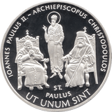 2005 SILVER PROOF 100 LIRA MALTA - SILVER WORLD COINS - Cambridgeshire Coins