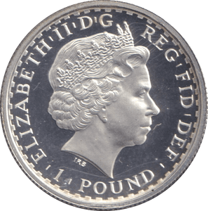 2005 SILVER PROOF 1/2 OZ BRITANNIA 1 POUND - SILVER WORLD COINS - Cambridgeshire Coins