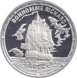 2005 SILVER PROOF 25 DOLLAR BONHOMME RICHARD SOLOMON ISLANDS - SILVER WORLD COINS - Cambridgeshire Coins