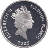 2005 SILVER PROOF 25 DOLLAR BONHOMME RICHARD - SILVER WORLD COINS - Cambridgeshire Coins