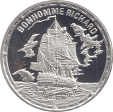 2005 SILVER PROOF 25 DOLLAR BONHOMME RICHARD - SILVER WORLD COINS - Cambridgeshire Coins