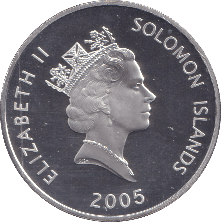 2005 SILVER PROOF 25 DOLLAR HMS DORSETSHIRE - SILVER WORLD COINS - Cambridgeshire Coins