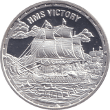 2005 SILVER PROOF 25 DOLLAR HMS VICTORY - SILVER WORLD COINS - Cambridgeshire Coins