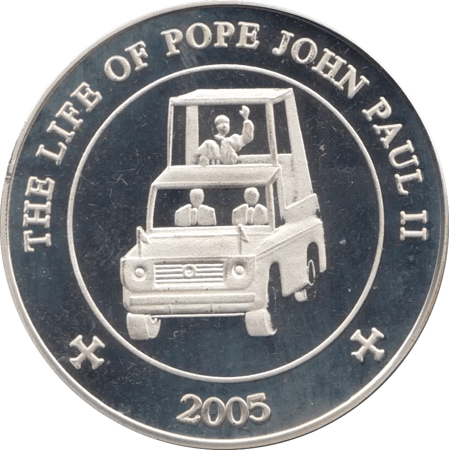 2005 SILVER PROOF 25 SHILLING REPUBLIC OF SOMALIA - SILVER WORLD COINS - Cambridgeshire Coins