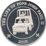 2005 SILVER PROOF 25 SHILLING REPUBLIC OF SOMALIA - SILVER WORLD COINS - Cambridgeshire Coins