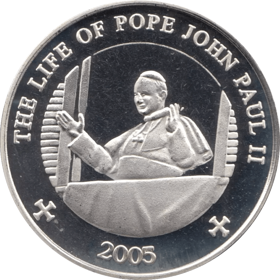 2005 SILVER PROOF 25 SHILLING REPUBLIC OF SOMALIA - SILVER WORLD COINS - Cambridgeshire Coins