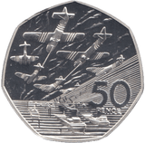 2005 SILVER PROOF FIFTY PENCE D DAY GREAT BRITAIN - SILVER WORLD COINS - Cambridgeshire Coins