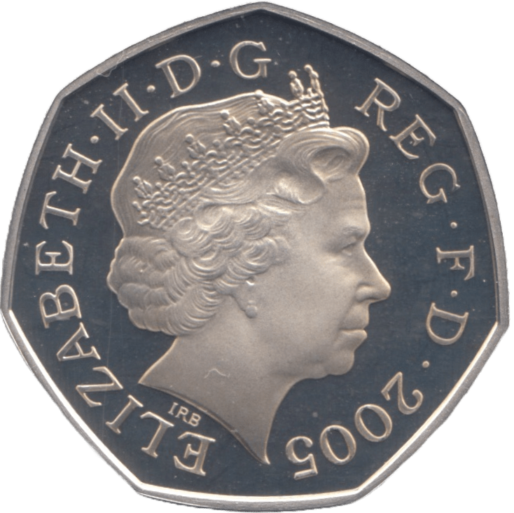 2005 SILVER PROOF FIFTY PENCE SAMUEL JOHNSONS DICTIONARY - SILVER WORLD COINS - Cambridgeshire Coins