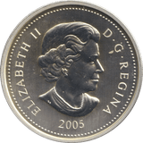 2005 SILVER PROOF FIVE DOLLARS CANADA - SILVER WORLD COINS - Cambridgeshire Coins