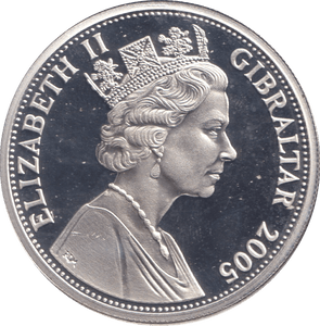 2005 SILVER PROOF FIVE POUND THE END OF THE WAR - SILVER WORLD COINS - Cambridgeshire Coins