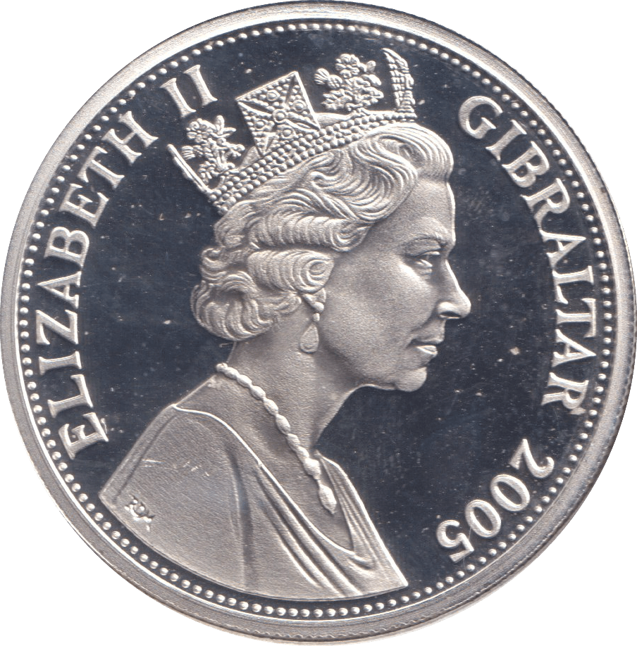 2005 SILVER PROOF FIVE POUND THE END OF THE WAR - SILVER WORLD COINS - Cambridgeshire Coins