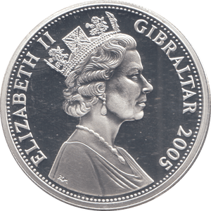 2005 SILVER PROOF FIVE POUNDS TRAFALGAR - £5 Silver Proof - Cambridgeshire Coins
