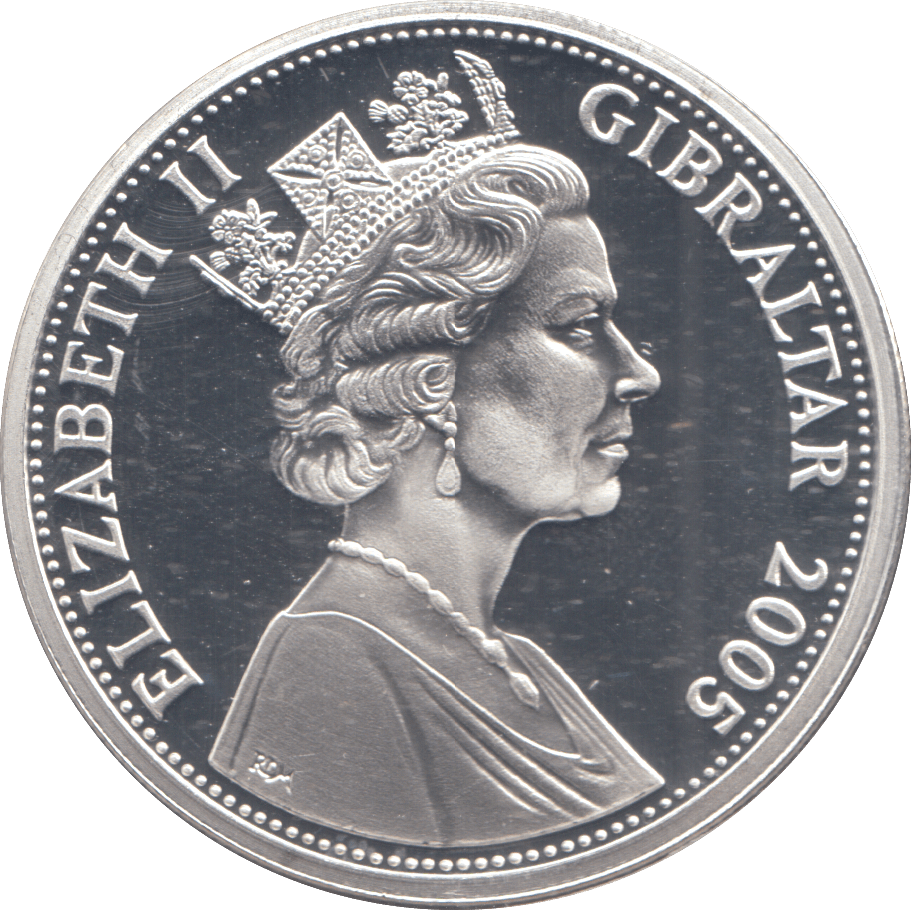 2005 SILVER PROOF FIVE POUNDS TRAFALGAR - £5 Silver Proof - Cambridgeshire Coins
