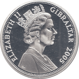 2005 SILVER PROOF FIVE POUNDS TRAFALGAR - £5 Silver Proof - Cambridgeshire Coins
