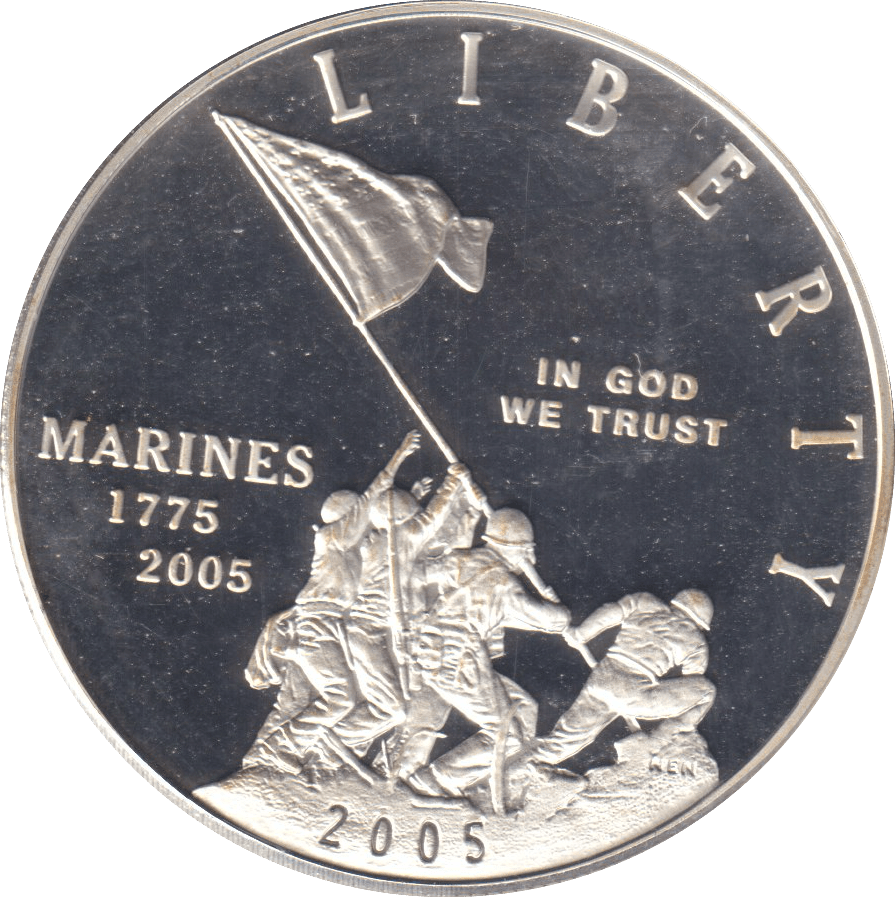 2005 SILVER PROOF LIBERTY DOLLAR USA - SILVER WORLD COINS - Cambridgeshire Coins