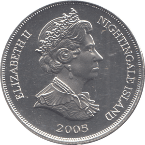 2005 SILVER PROOF NIGHTINGALE ISLAND - SILVER WORLD COINS - Cambridgeshire Coins