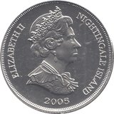 2005 SILVER PROOF NIGHTINGALE ISLAND - SILVER WORLD COINS - Cambridgeshire Coins