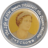 2005 SILVER PROOF ONE CROWN NIGHTINGALE ISLANDS - WORLD COINS - Cambridgeshire Coins