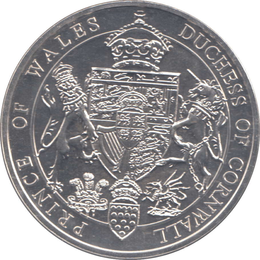 2005 SILVER PROOF ROYAL WEDDING COMMEMORATIVE COIN - Silver Proof - Cambridgeshire Coins