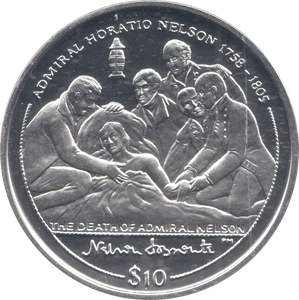 2005 SILVER PROOF TEN DOLLARS BRITISH VIRGIN ISLANDS - SILVER WORLD COINS - Cambridgeshire Coins