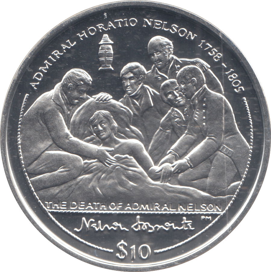 2005 SILVER PROOF TEN DOLLARS BRITISH VIRGIN ISLANDS - SILVER WORLD COINS - Cambridgeshire Coins