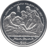 2005 SILVER PROOF TEN DOLLARS BRITISH VIRGIN ISLANDS - SILVER WORLD COINS - Cambridgeshire Coins