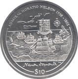 2005 SILVER PROOF TEN DOLLARS BRITISH VIRGIN ISLANDS - SILVER WORLD COINS - Cambridgeshire Coins
