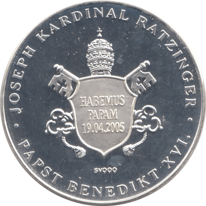 2005 SILVER PROOF VATICAN COMMEMORATIVE MEDALLION - MEDALS & MEDALLIONS - Cambridgeshire Coins