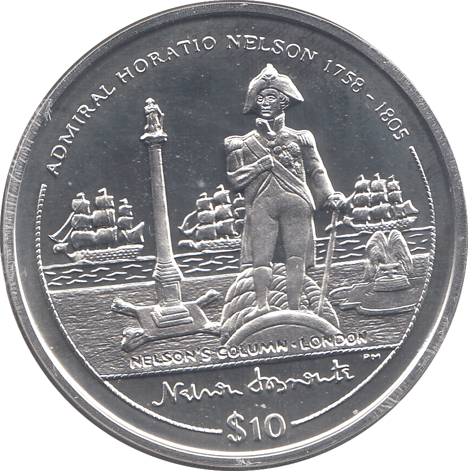 2005 SILVER TEN DOLLARS BRITISH VIRGIN ISLANDS - SILVER WORLD COINS - Cambridgeshire Coins