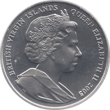 2005 SILVER TEN DOLLARS BRITISH VIRGIN ISLANDS - SILVER WORLD COINS - Cambridgeshire Coins