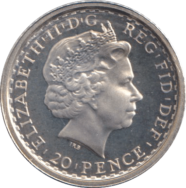 2005 SILVER TENTH OUNCE BRITANNIA 20 PENCE - SILVER WORLD COINS - Cambridgeshire Coins