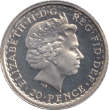 2005 SILVER TENTH OUNCE BRITANNIA 20 PENCE - SILVER WORLD COINS - Cambridgeshire Coins