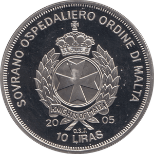 2005 TEN LIRAS ITALY F144 - WORLD COINS - Cambridgeshire Coins