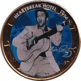 2005 UNC HEARTBREAK HOTEL ELVIS PRESLEY HALF DOLLAR - WORLD COINS - Cambridgeshire Coins