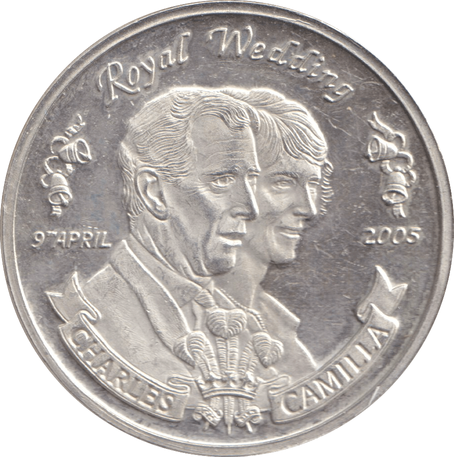 2005 WEDDING OF CHARLES AND CAMILLA WINDSOR CASTLE - SILVER WORLD COINS - Cambridgeshire Coins