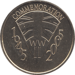 2005 WWII 50 YEARS COMMEMORATIVE COIN - WORLD COINS - Cambridgeshire Coins