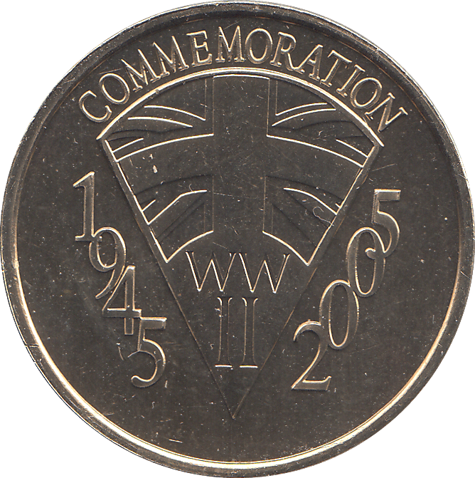 2005 WWII 50 YEARS COMMEMORATIVE COIN - WORLD COINS - Cambridgeshire Coins