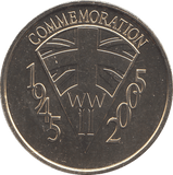 2005 WWII 50 YEARS COMMEMORATIVE COIN - WORLD COINS - Cambridgeshire Coins