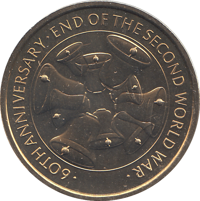 2005 WWII 50 YEARS COMMEMORATIVE COIN - WORLD COINS - Cambridgeshire Coins