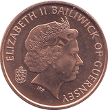 2006 1 PENCE BAILIWICK OF GUERNSEY ( BU ) - 1p BU - Cambridgeshire Coins