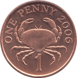 2006 1 PENCE BAILIWICK OF GUERNSEY ( BU ) - 1p BU - Cambridgeshire Coins