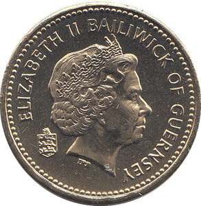 2006 1 POUND BAILIWICK OF GUERNSEY ( BU ) - 50p BU - Cambridgeshire Coins