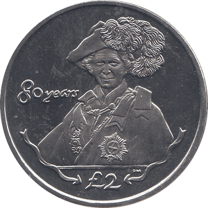 2006 2 POUND 80 YEARS COMMEMORATIVE COIN ( BU ) - WORLD COINS - Cambridgeshire Coins
