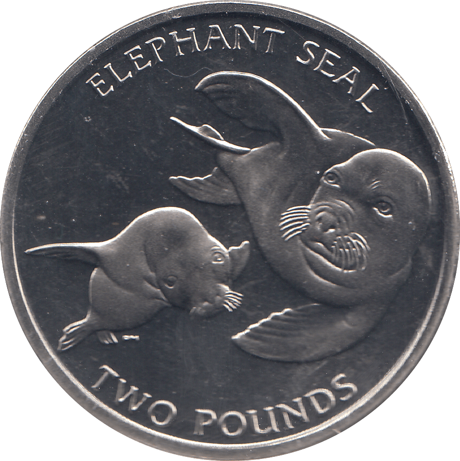 2006 2 POUND ELEPHANT SEAL ( BU ) - WORLD COINS - Cambridgeshire Coins