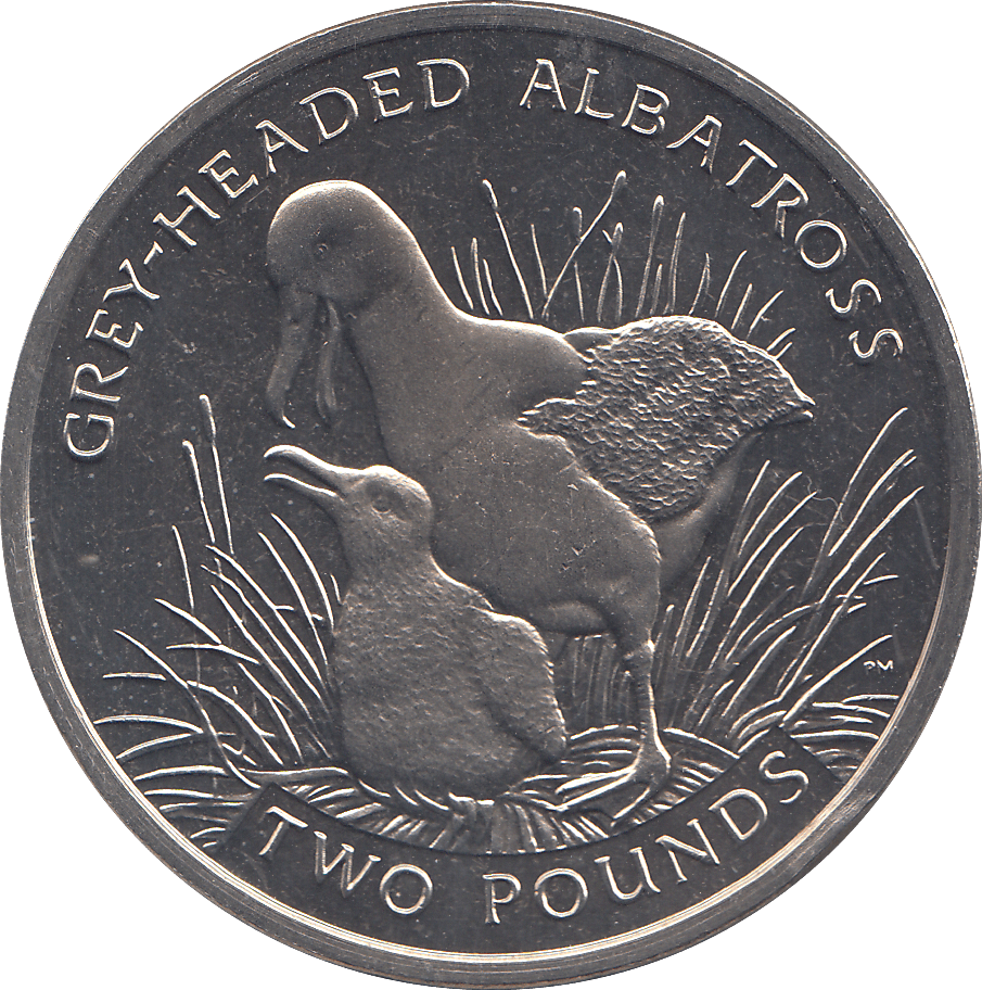 2006 2 POUND GREY HEADED ALBATROSS ( BU ) - WORLD COINS - Cambridgeshire Coins