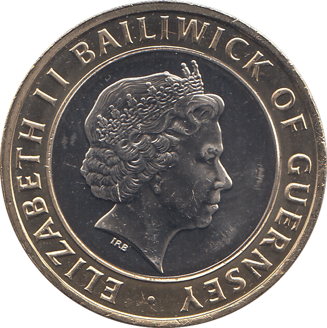 2006 2 POUNDS BAILIWICK OF GUERNSEY ( BU ) - £2 BU - Cambridgeshire Coins
